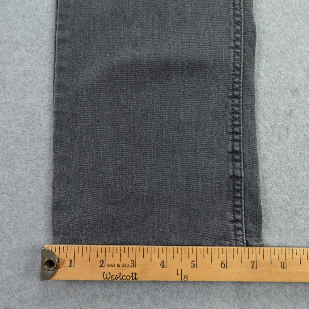 Levi's 513 Jeans Mens 32x34 Gray Denim WaterLess Slim Straight Casual - Picture 12 of 16